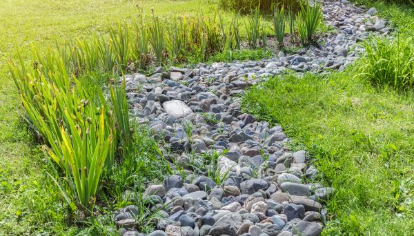 River Rock Garden Installation in Stillwater