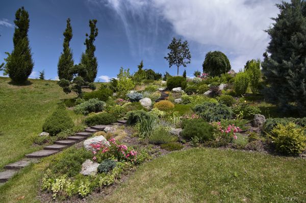 Steep Terrain Landscaping in Stillwater